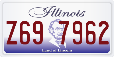 IL license plate Z697962