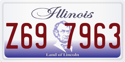 IL license plate Z697963