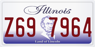IL license plate Z697964