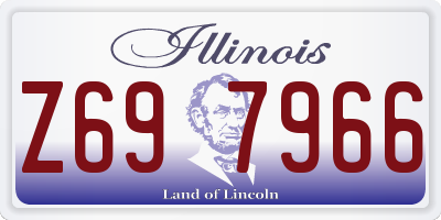 IL license plate Z697966