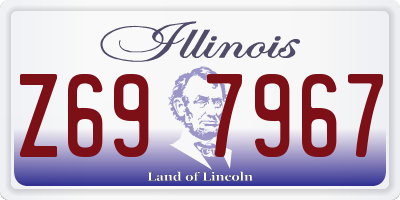 IL license plate Z697967