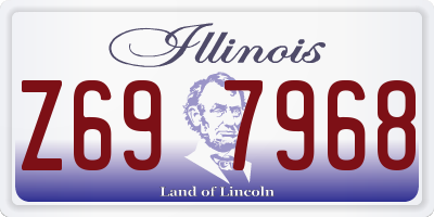 IL license plate Z697968