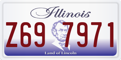 IL license plate Z697971