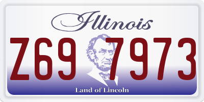 IL license plate Z697973