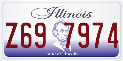 IL license plate Z697974