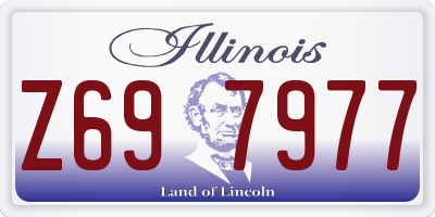 IL license plate Z697977