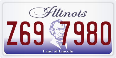 IL license plate Z697980