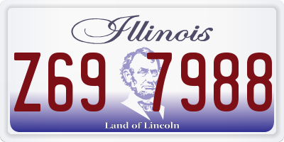 IL license plate Z697988