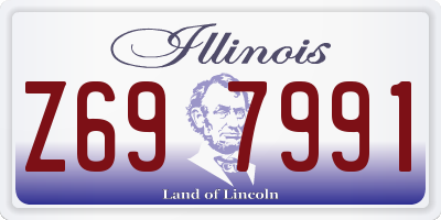 IL license plate Z697991