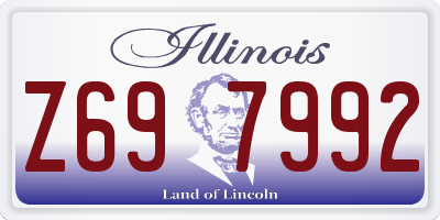 IL license plate Z697992