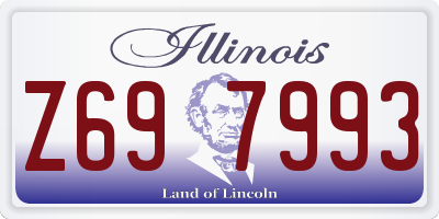IL license plate Z697993
