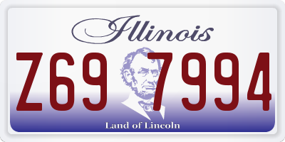 IL license plate Z697994