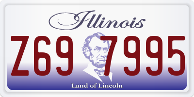IL license plate Z697995