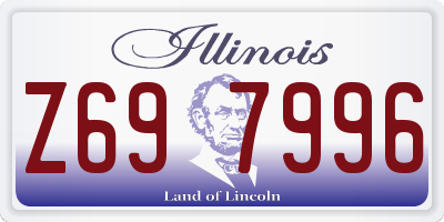 IL license plate Z697996