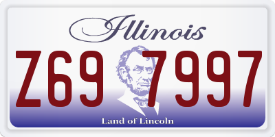 IL license plate Z697997