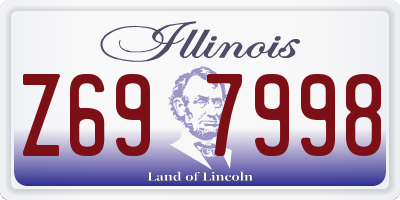 IL license plate Z697998