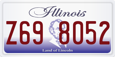IL license plate Z698052