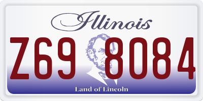 IL license plate Z698084