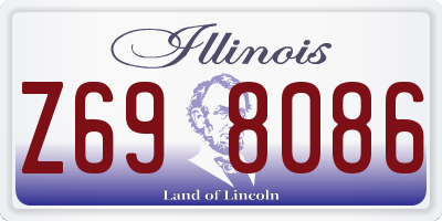 IL license plate Z698086