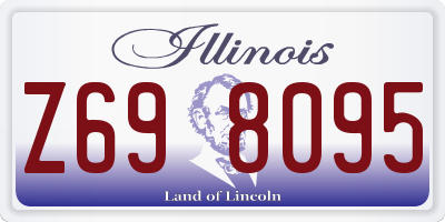 IL license plate Z698095