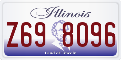 IL license plate Z698096
