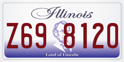 IL license plate Z698120