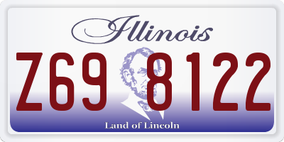 IL license plate Z698122