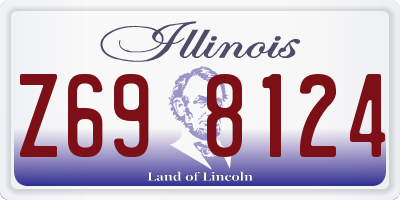 IL license plate Z698124