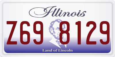 IL license plate Z698129