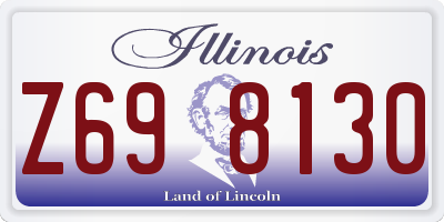 IL license plate Z698130