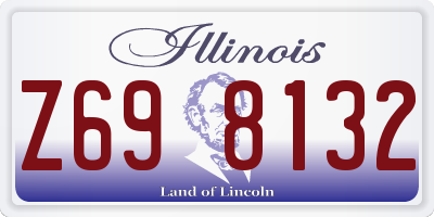 IL license plate Z698132