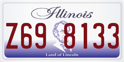 IL license plate Z698133