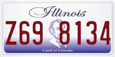 IL license plate Z698134