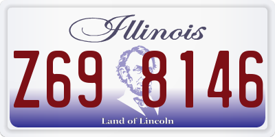 IL license plate Z698146