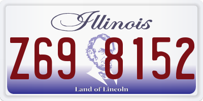 IL license plate Z698152