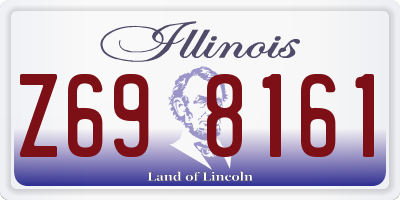 IL license plate Z698161