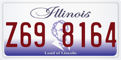 IL license plate Z698164