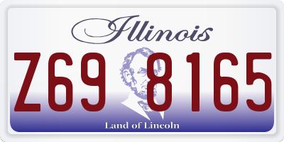 IL license plate Z698165