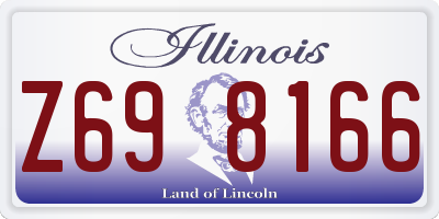 IL license plate Z698166