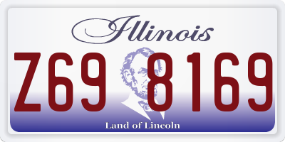 IL license plate Z698169