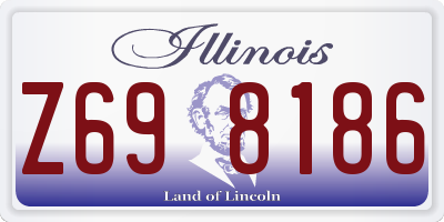 IL license plate Z698186