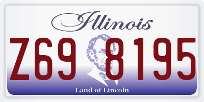 IL license plate Z698195