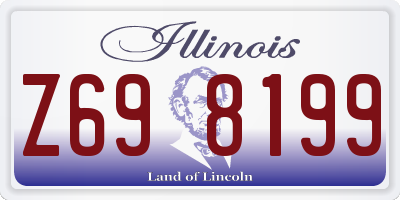IL license plate Z698199