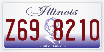 IL license plate Z698210