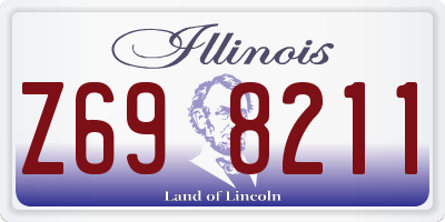IL license plate Z698211