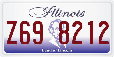 IL license plate Z698212