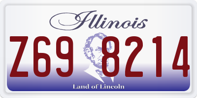 IL license plate Z698214