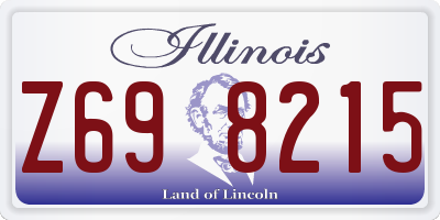 IL license plate Z698215