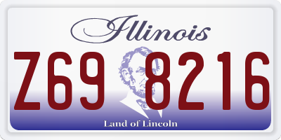 IL license plate Z698216