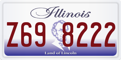 IL license plate Z698222